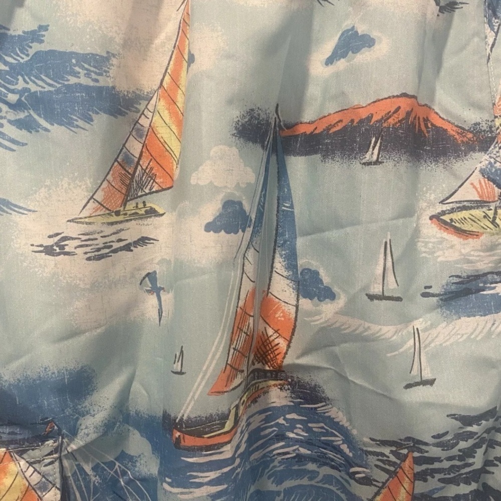 NWT CROFT & BARROW Nautical Print Swim‎ Trunks Board Shorts Mens 3XB - Picture 3 of 6